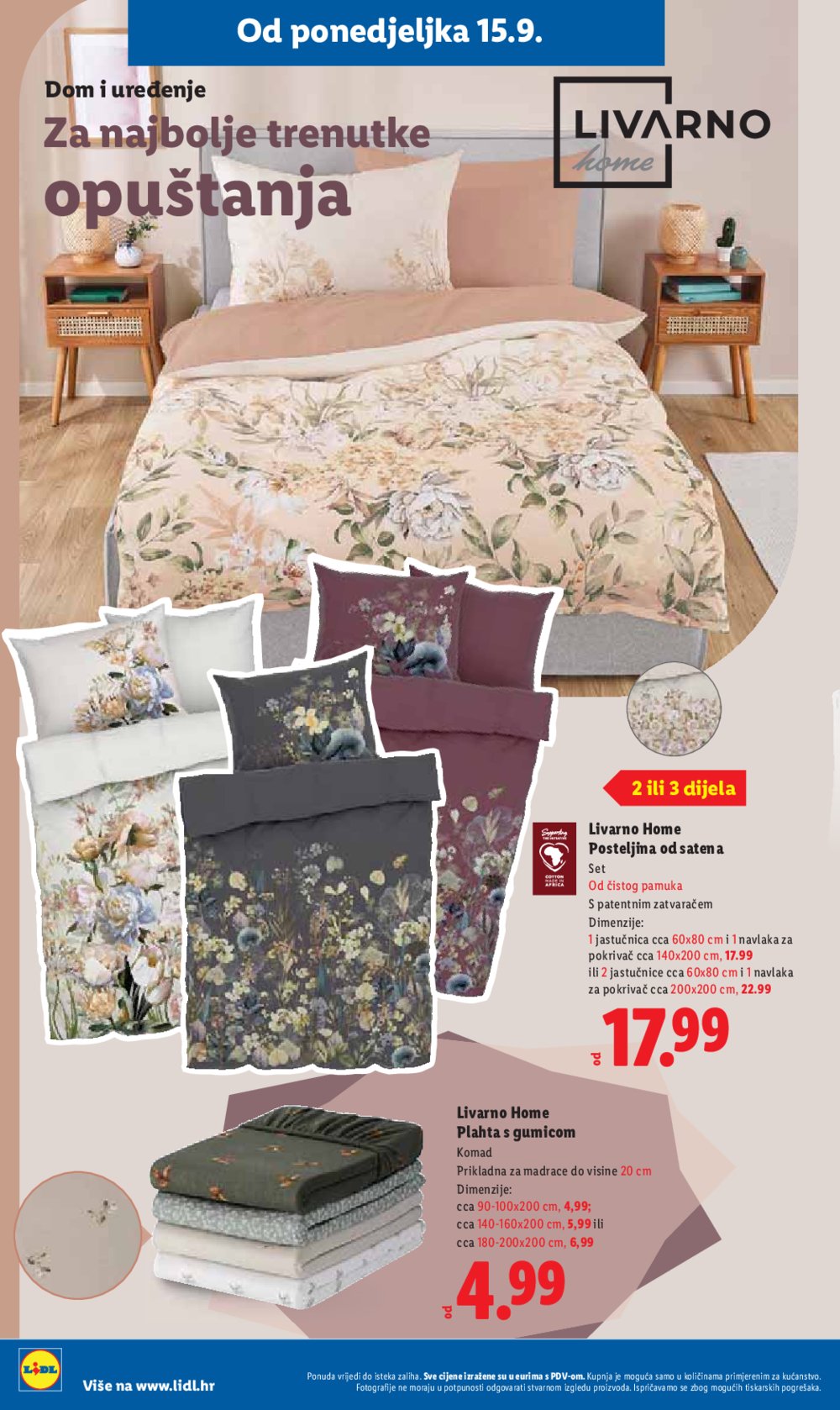 Lidl katalog Super ponuda od ponedjeljka 15.09. - 21.09.2025.
