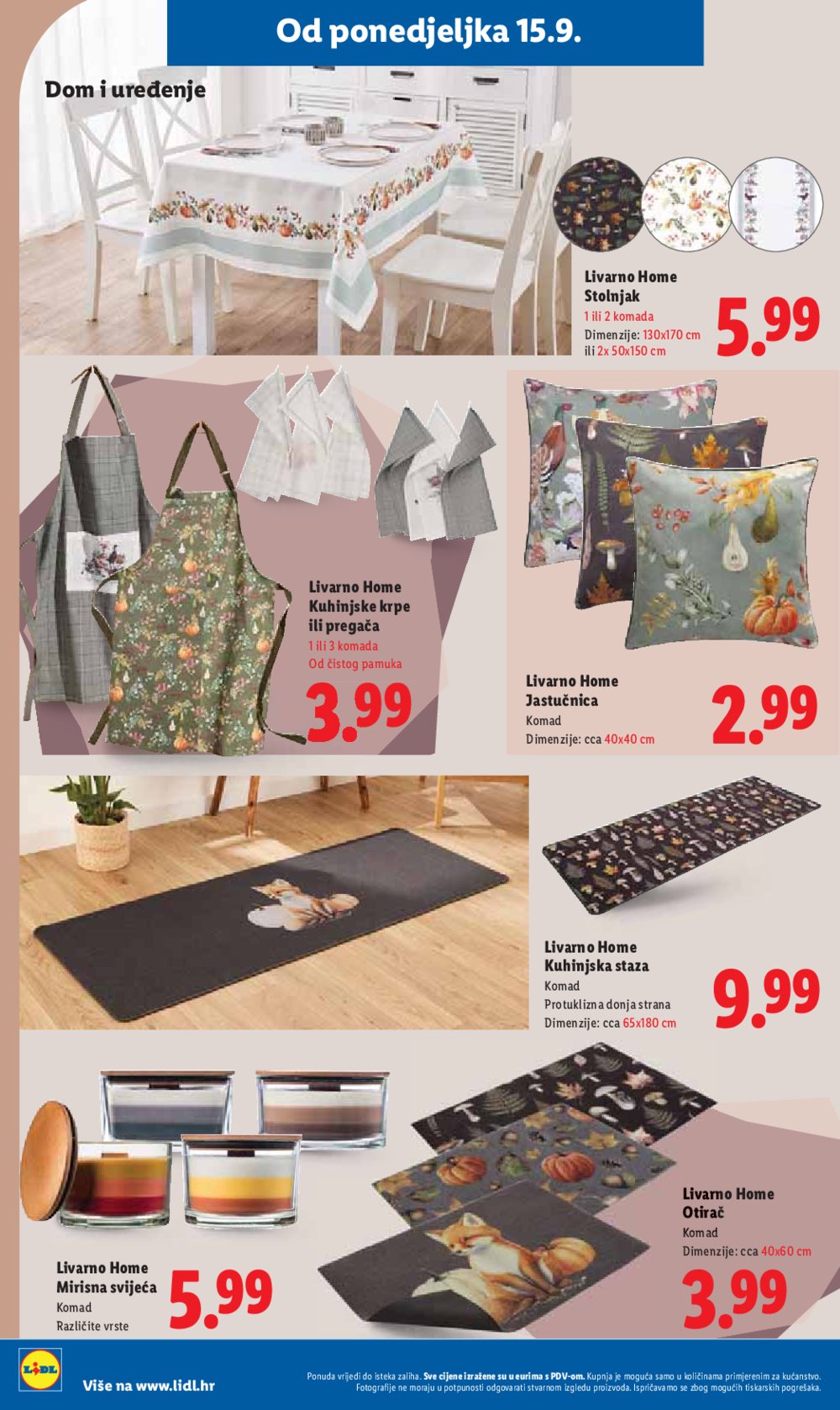 Lidl katalog Super ponuda od ponedjeljka 15.09. - 21.09.2025.