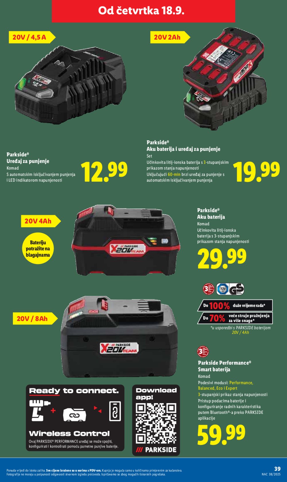 Lidl katalog Super ponuda od ponedjeljka 15.09. - 21.09.2025.