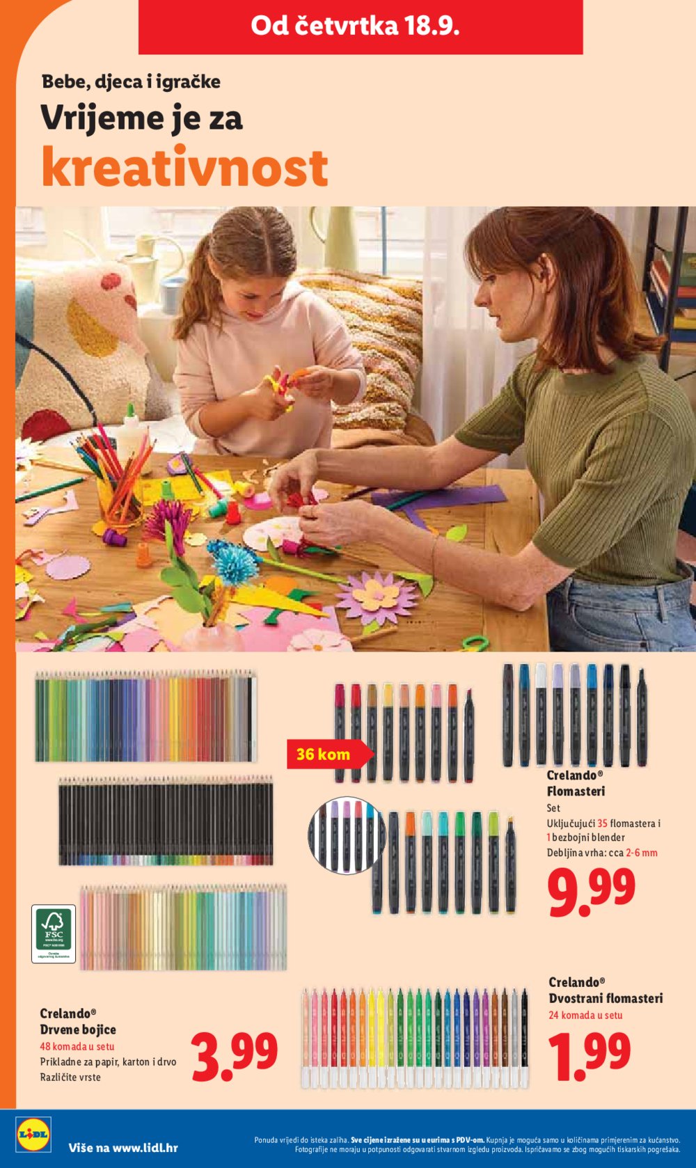 Lidl katalog Super ponuda od ponedjeljka 15.09. - 21.09.2025.