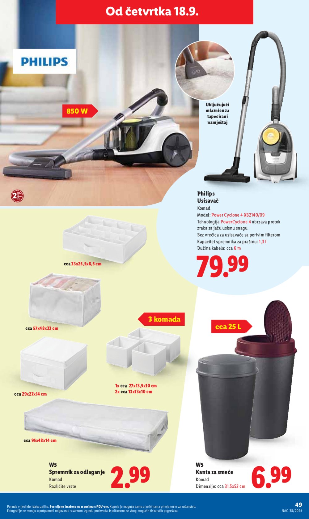 Lidl katalog Super ponuda od ponedjeljka 15.09. - 21.09.2025.