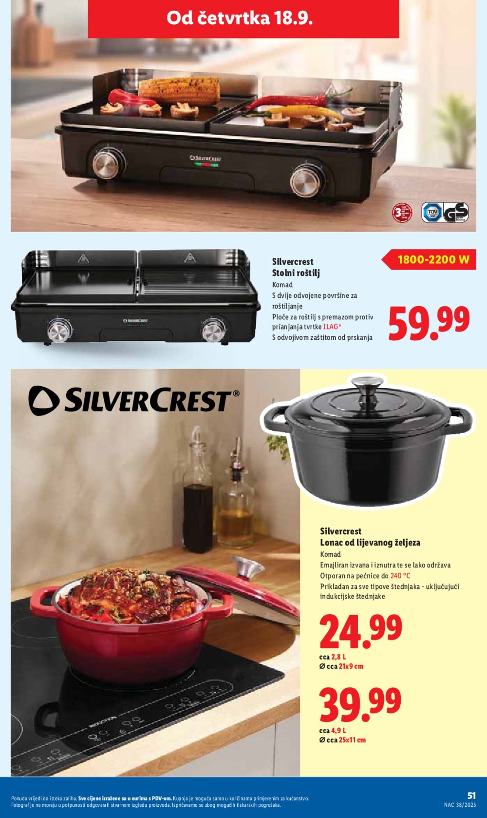 Lidl katalog Super ponuda od ponedjeljka 15.09. - 21.09.2025.