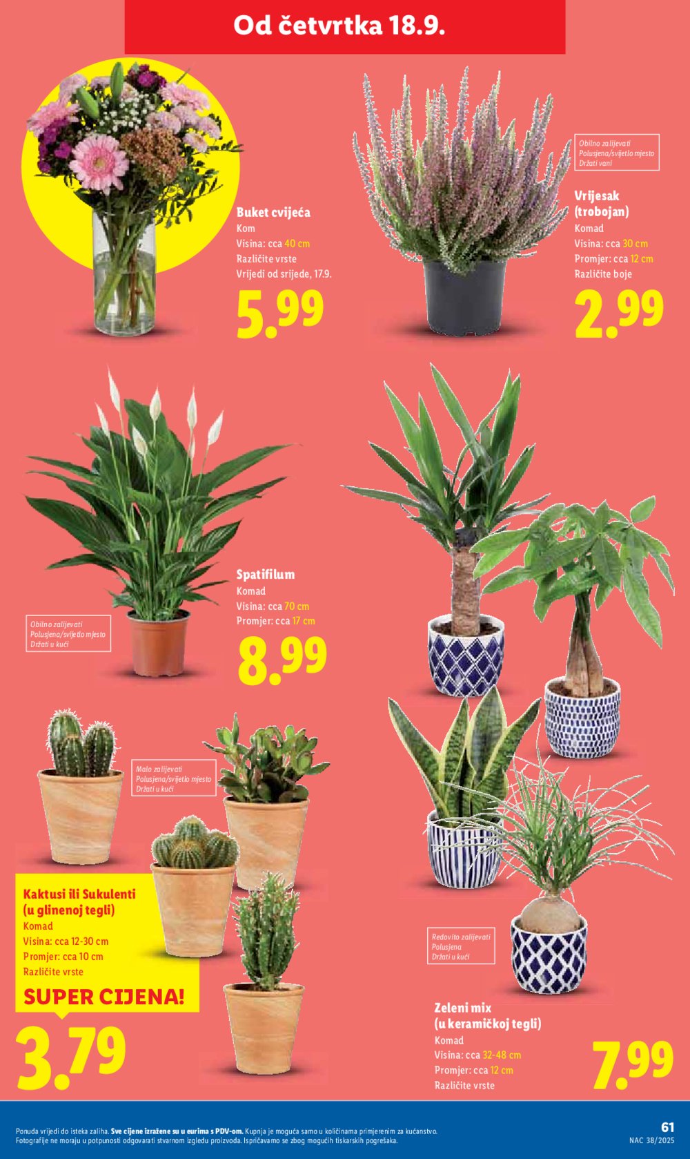 Lidl katalog Super ponuda od ponedjeljka 15.09. - 21.09.2025.