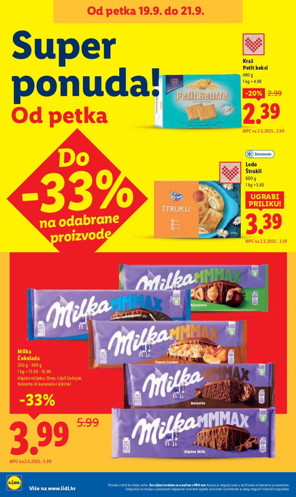Lidl katalog Super ponuda od ponedjeljka 15.09. - 21.09.2025.