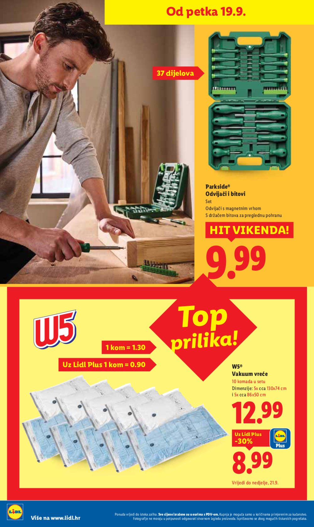 Lidl katalog Super ponuda od ponedjeljka 15.09. - 21.09.2025.
