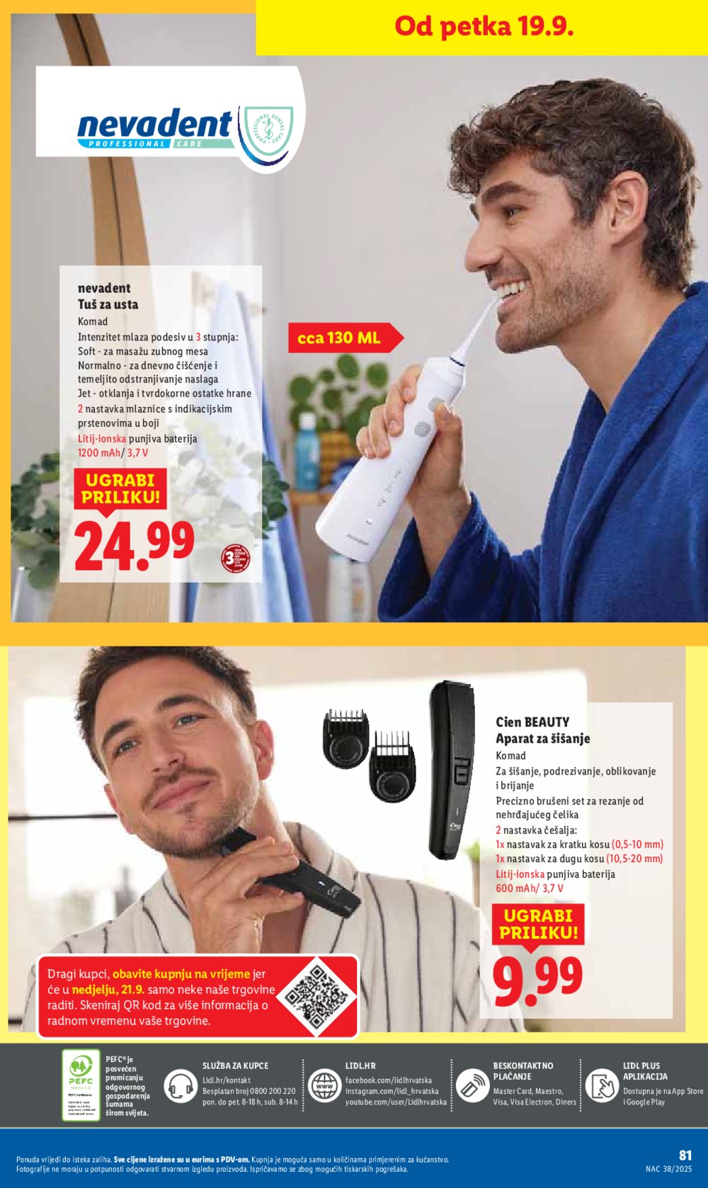 Lidl katalog Super ponuda od ponedjeljka 15.09. - 21.09.2025.