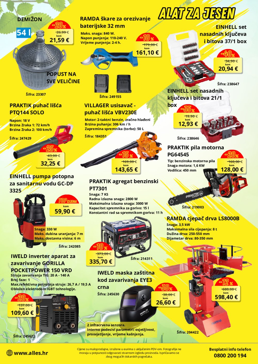 Alles katalog Opremi se za jesen 28.08. - 21.09.2025.