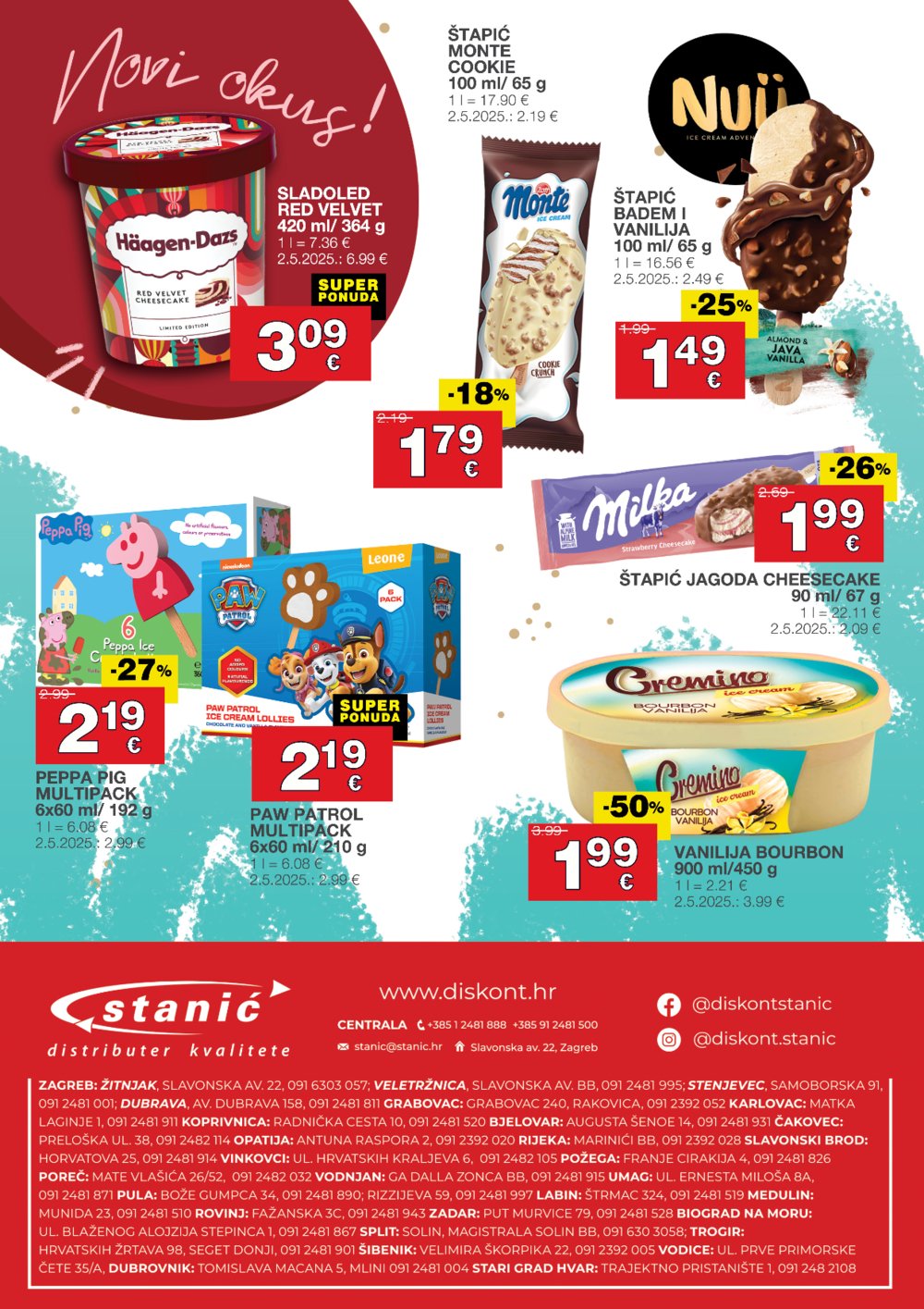 Diskont Stanić katalog Akcija 18.09. - 01.10.2025.