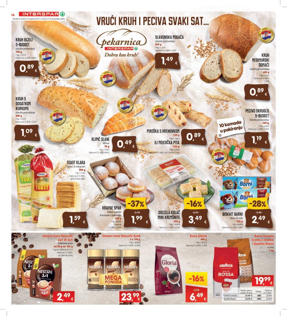 INTERSPAR katalog Akcija 17.09.-23.09.2025.