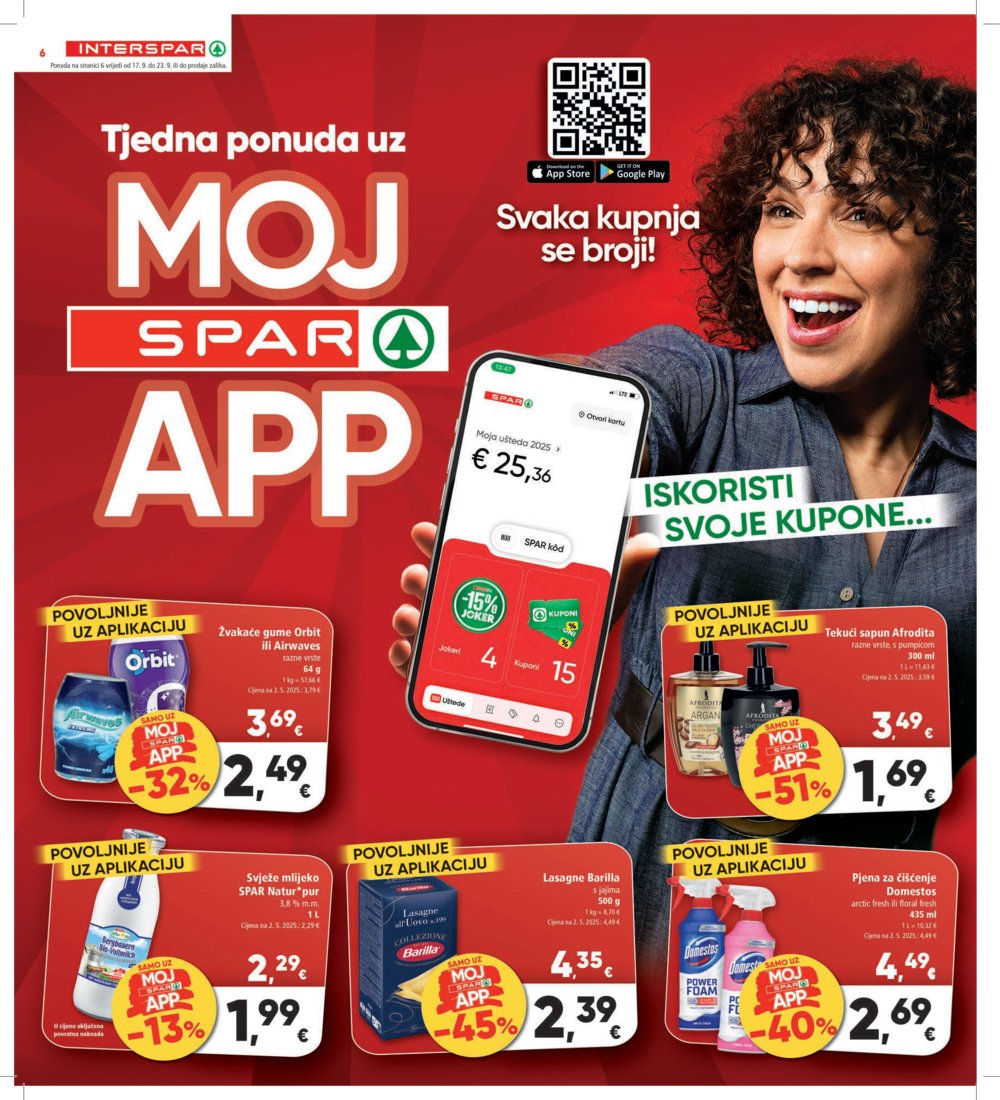INTERSPAR katalog Akcija 17.09.-23.09.2025.