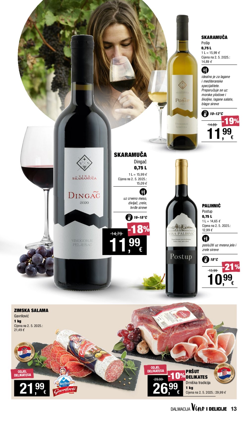 INTERSPAR katalog Vino i Delicije 18.09.-08.10.2025.
