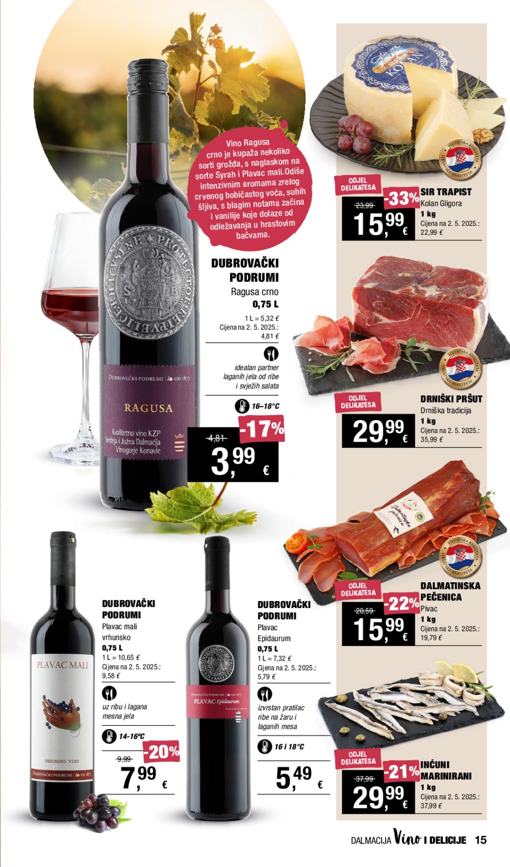 INTERSPAR katalog Vino i Delicije 18.09.-08.10.2025.
