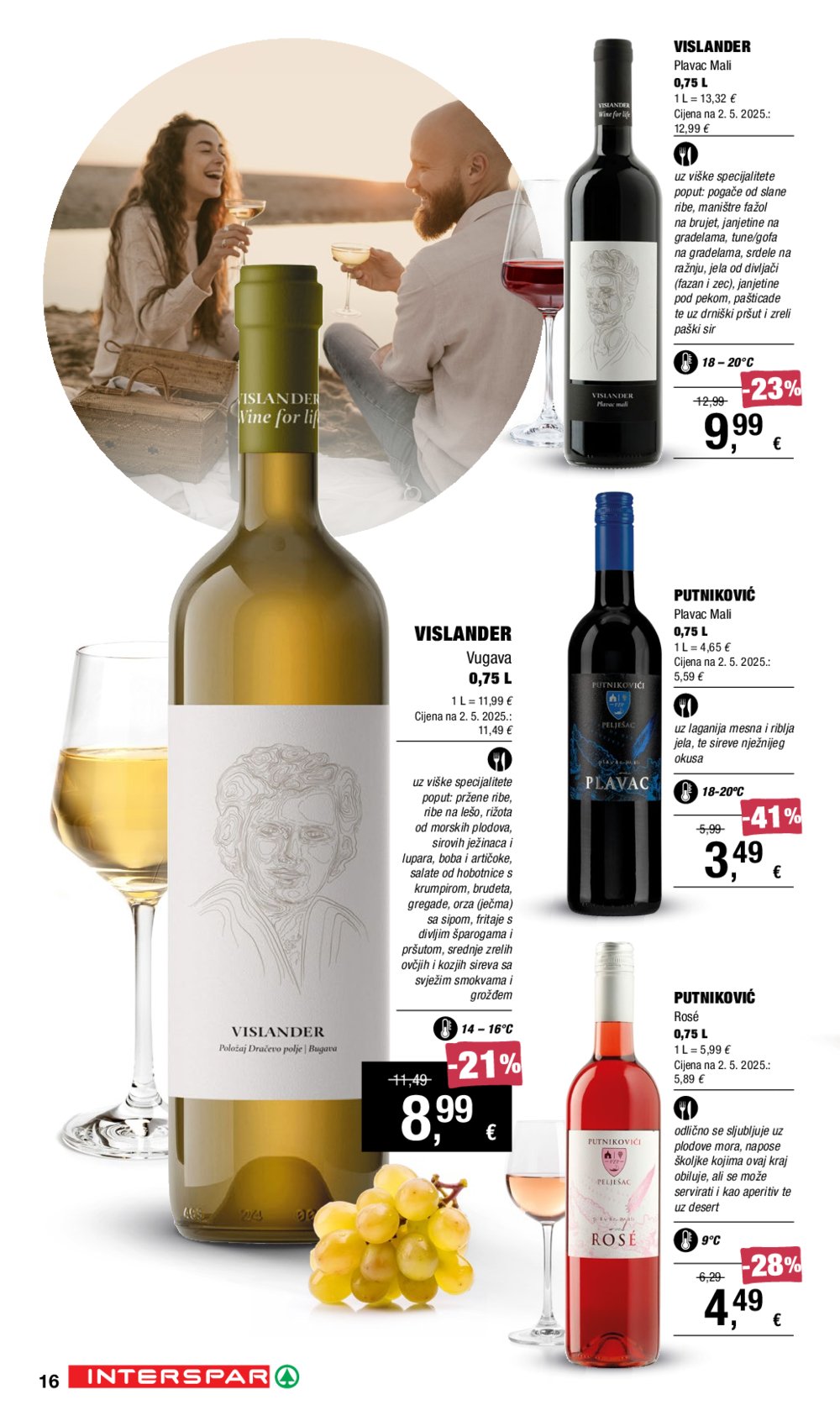 INTERSPAR katalog Vino i Delicije 18.09.-08.10.2025.
