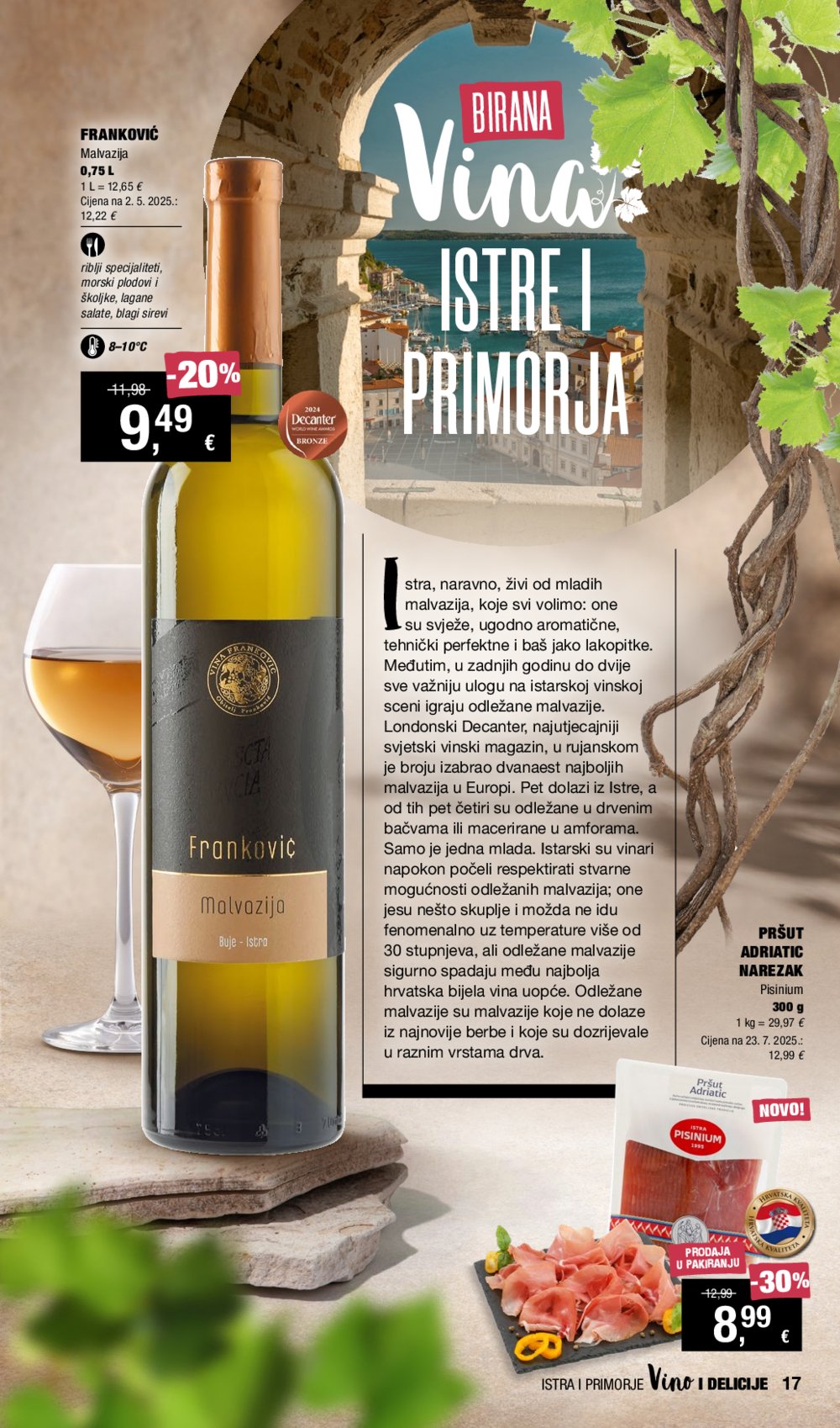 INTERSPAR katalog Vino i Delicije 18.09.-08.10.2025.