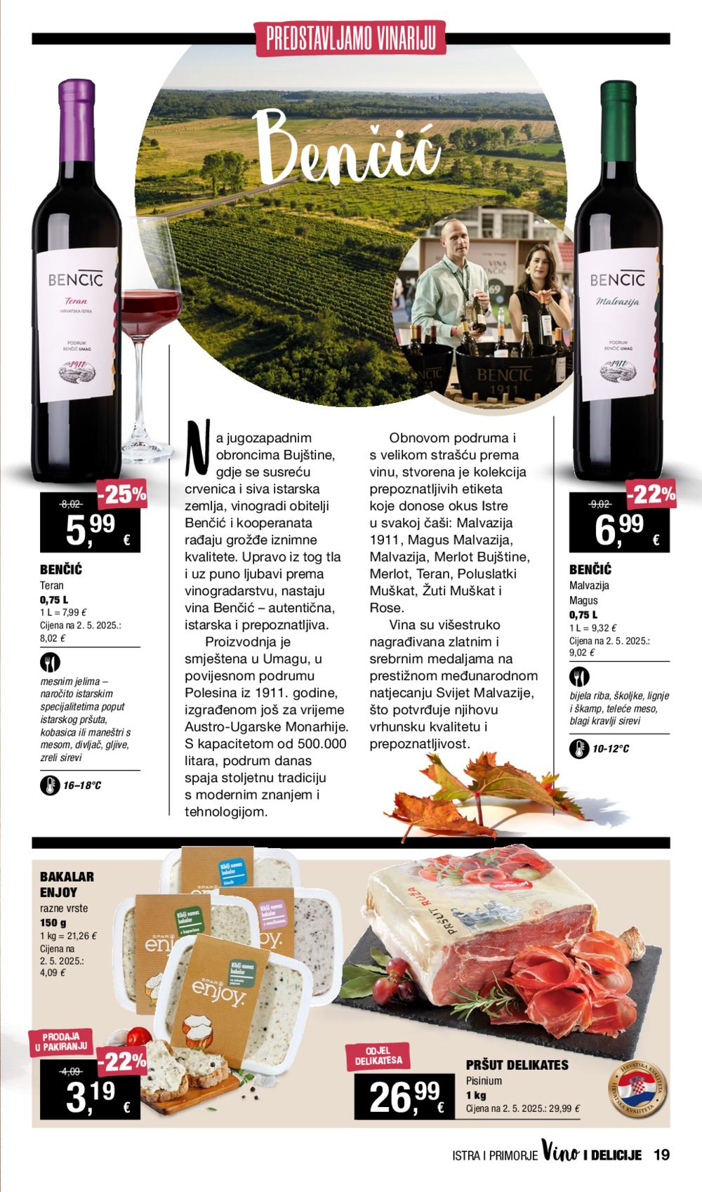 INTERSPAR katalog Vino i Delicije 18.09.-08.10.2025.