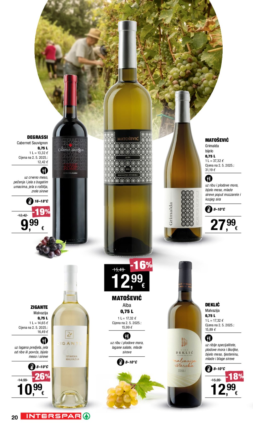INTERSPAR katalog Vino i Delicije 18.09.-08.10.2025.
