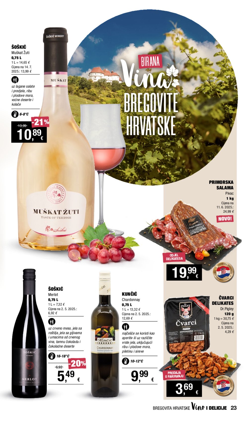INTERSPAR katalog Vino i Delicije 18.09.-08.10.2025.