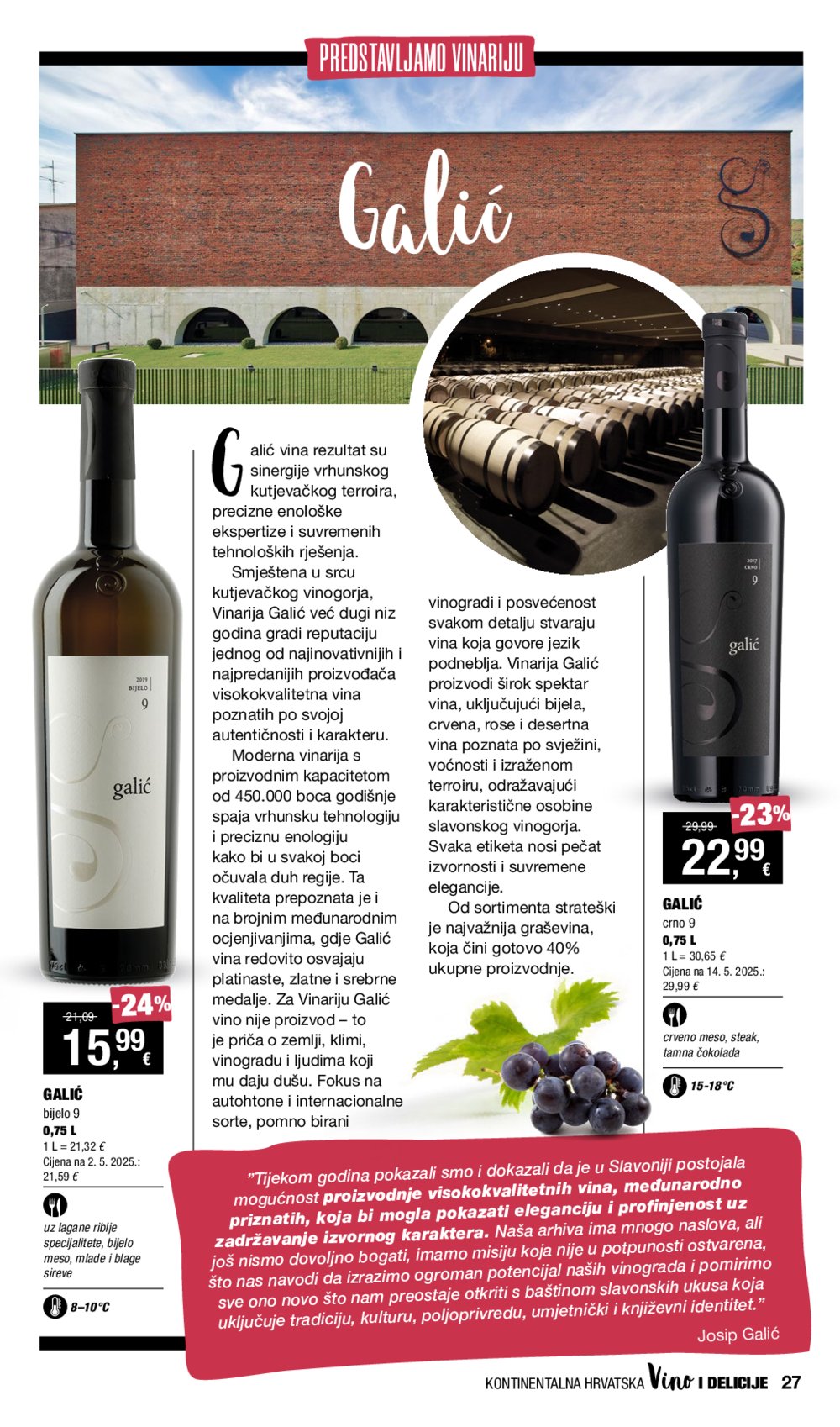 INTERSPAR katalog Vino i Delicije 18.09.-08.10.2025.