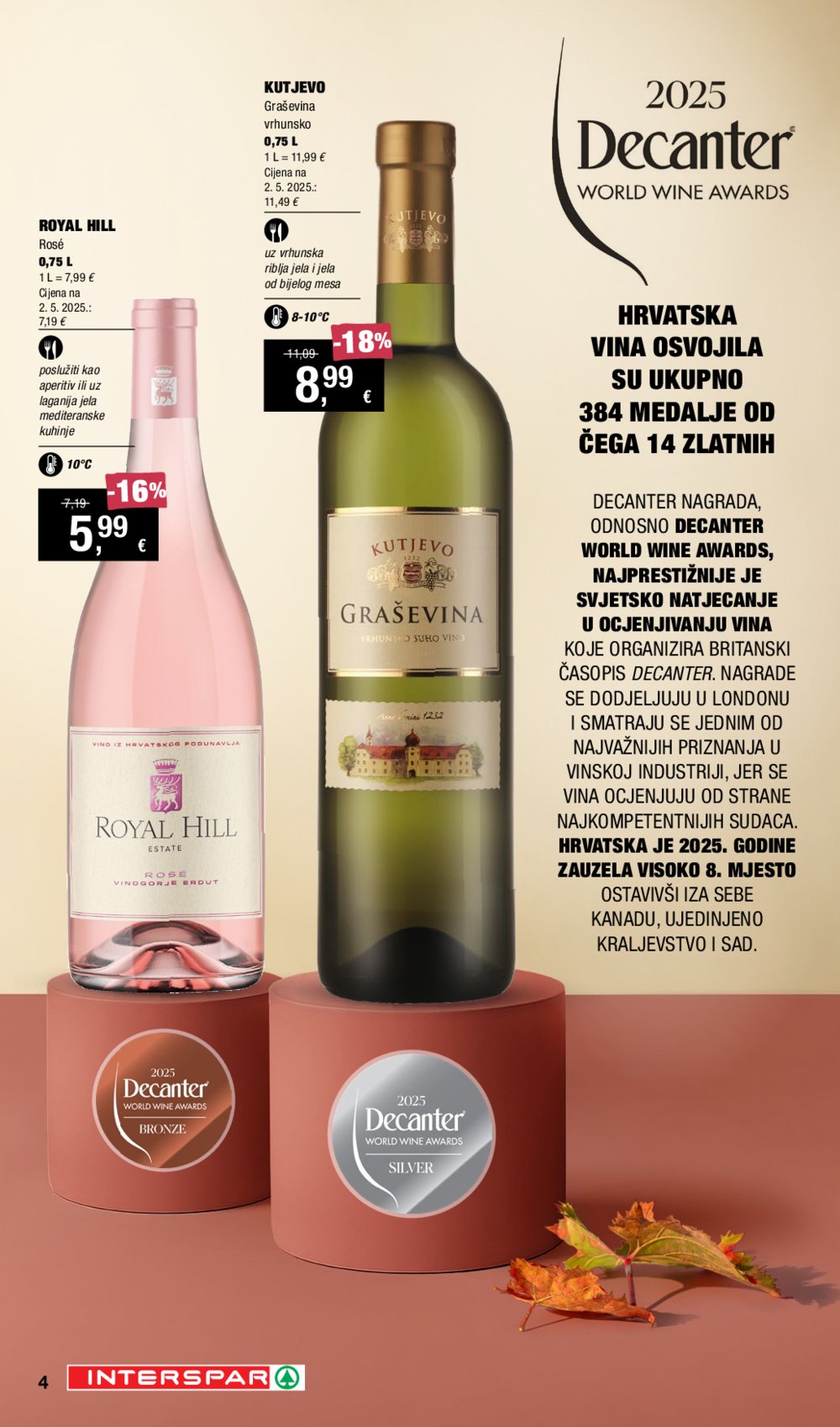 INTERSPAR katalog Vino i Delicije 18.09.-08.10.2025.