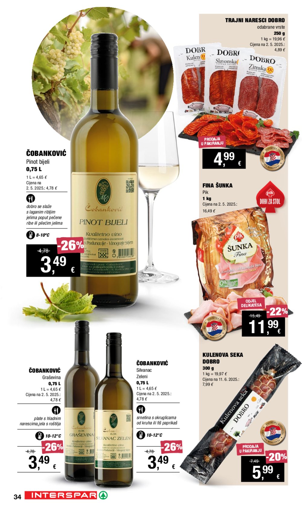 INTERSPAR katalog Vino i Delicije 18.09.-08.10.2025.