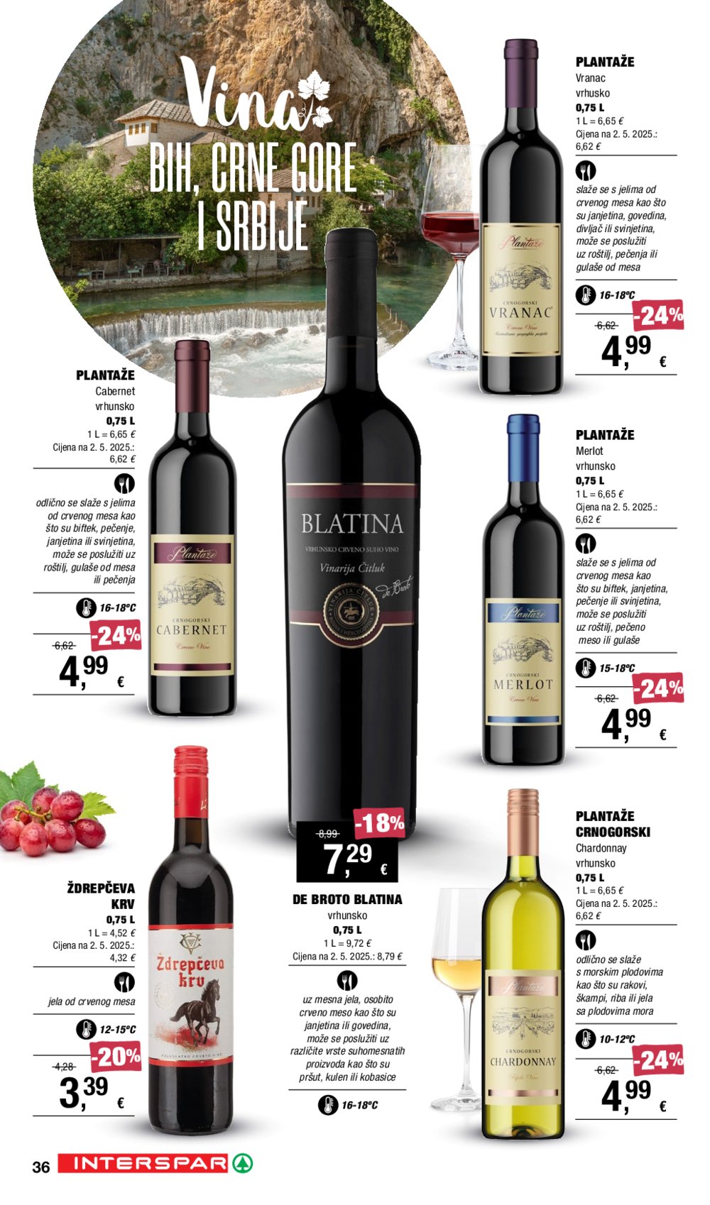 INTERSPAR katalog Vino i Delicije 18.09.-08.10.2025.
