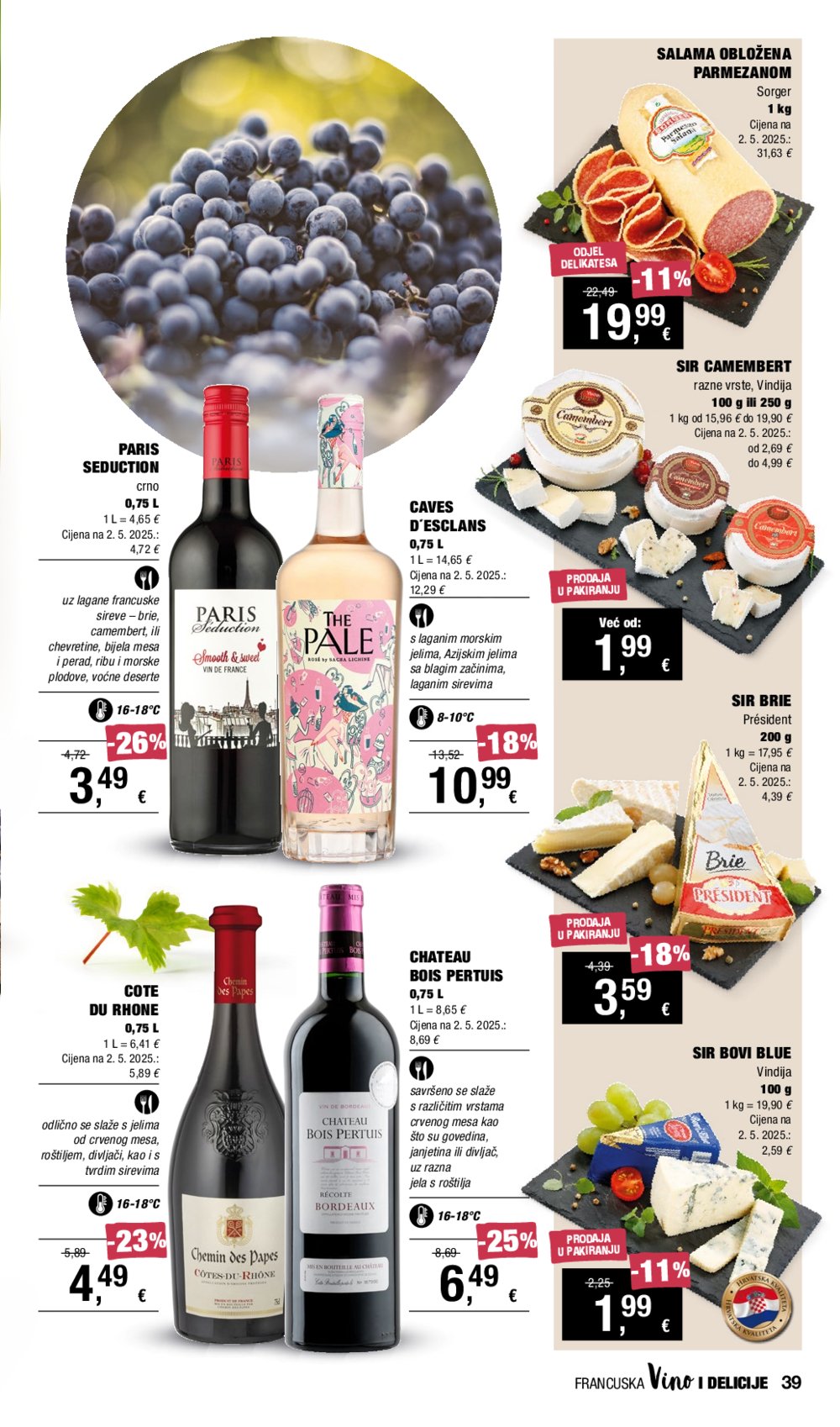 INTERSPAR katalog Vino i Delicije 18.09.-08.10.2025.