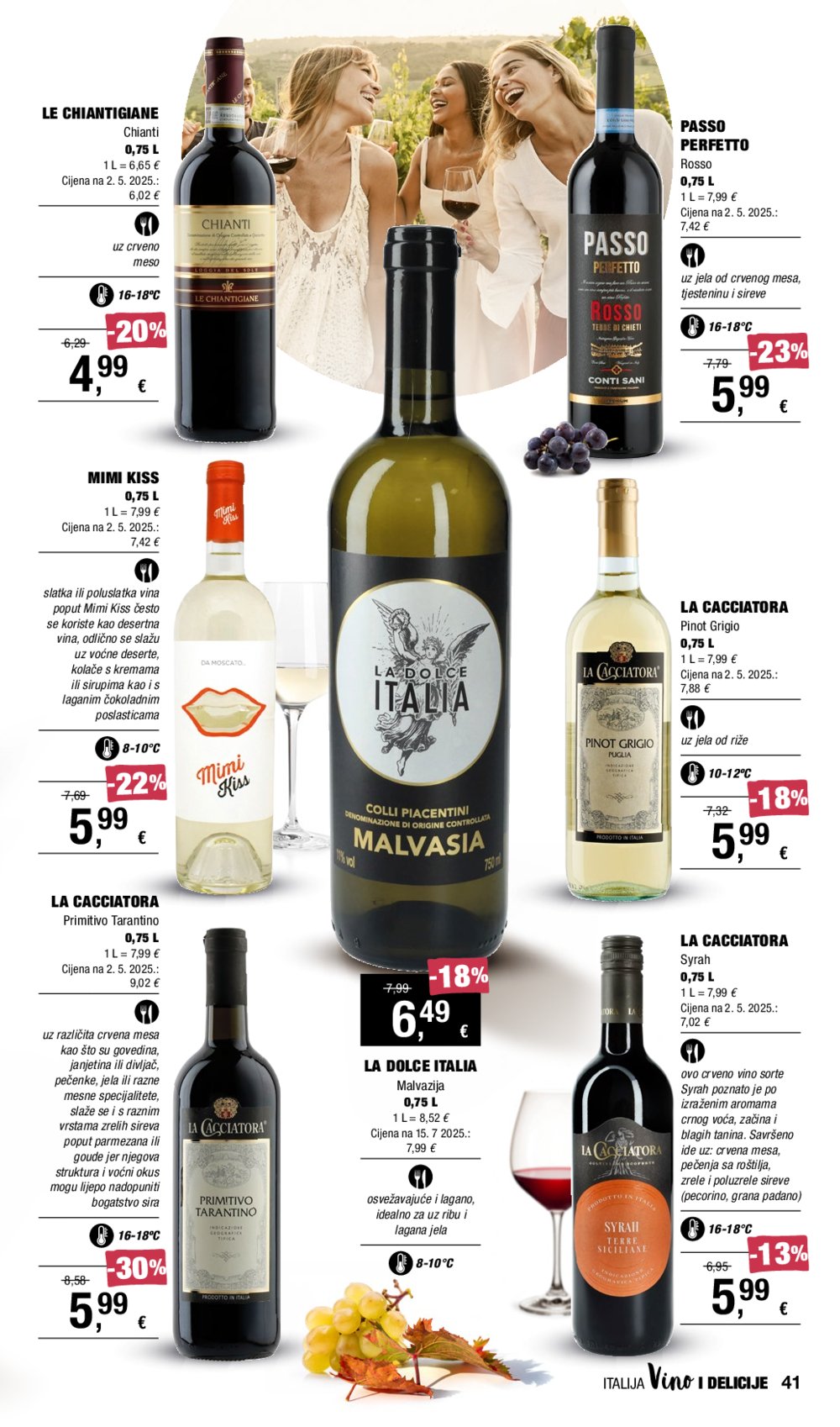 INTERSPAR katalog Vino i Delicije 18.09.-08.10.2025.
