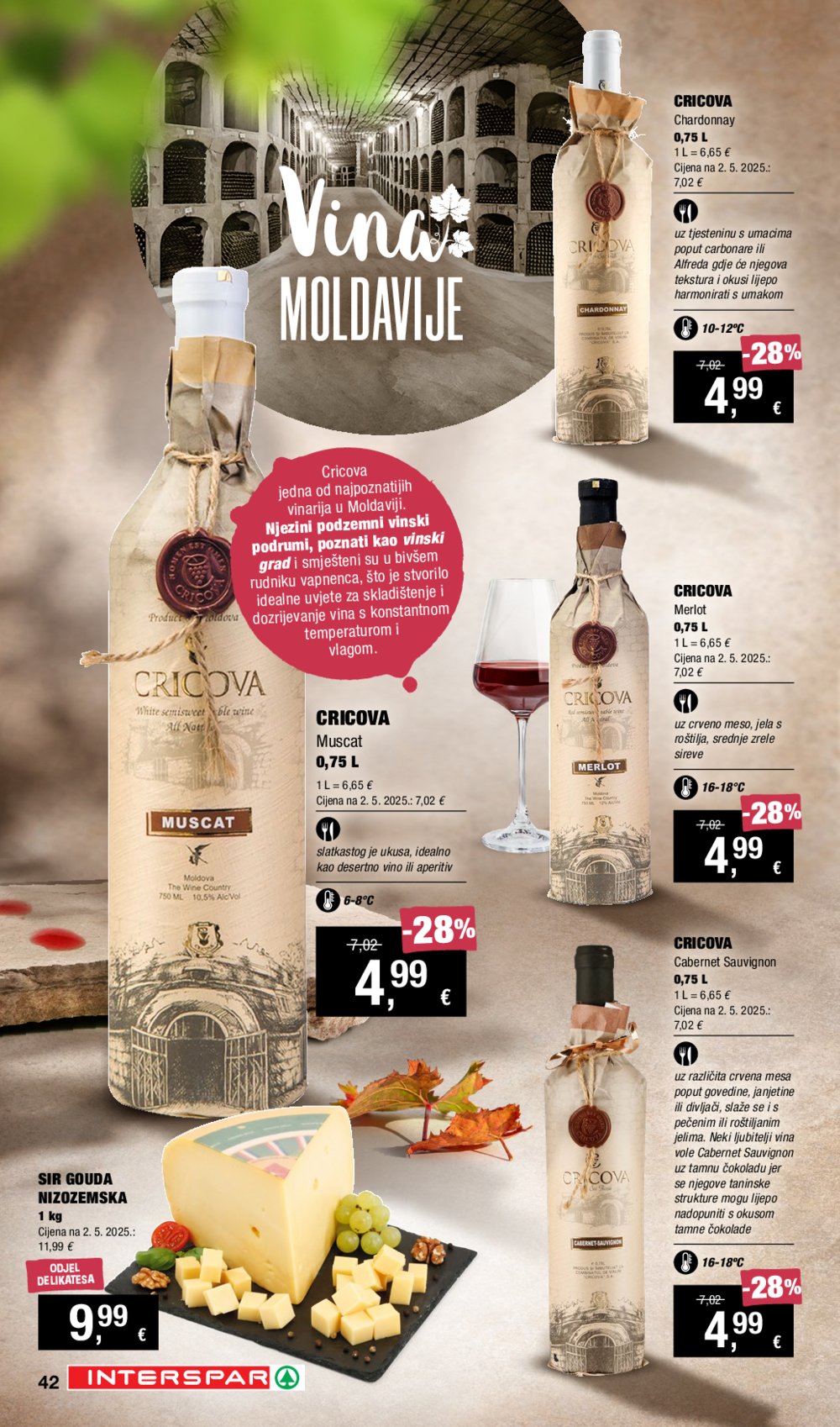 INTERSPAR katalog Vino i Delicije 18.09.-08.10.2025.