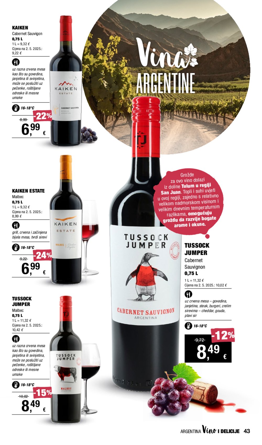 INTERSPAR katalog Vino i Delicije 18.09.-08.10.2025.