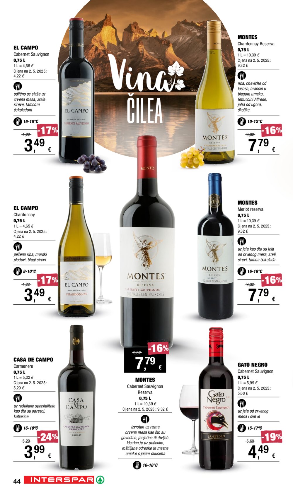 INTERSPAR katalog Vino i Delicije 18.09.-08.10.2025.