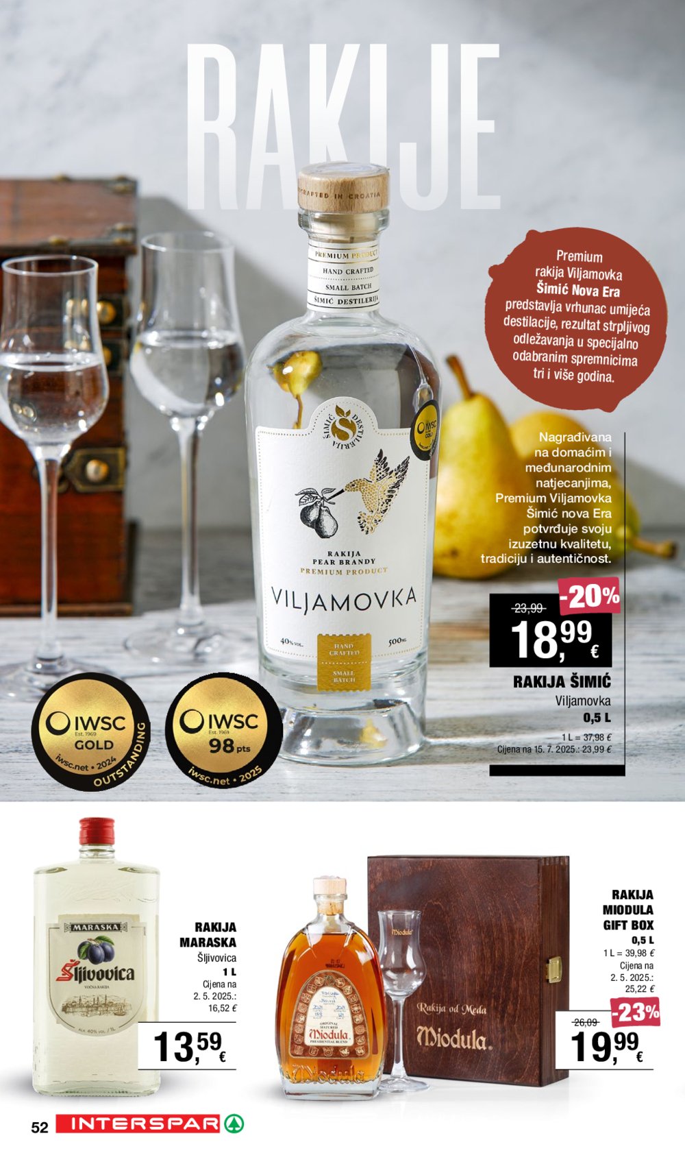 INTERSPAR katalog Vino i Delicije 18.09.-08.10.2025.