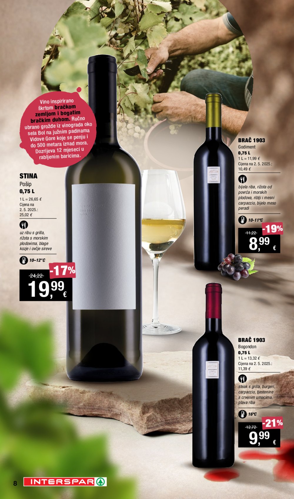 INTERSPAR katalog Vino i Delicije 18.09.-08.10.2025.