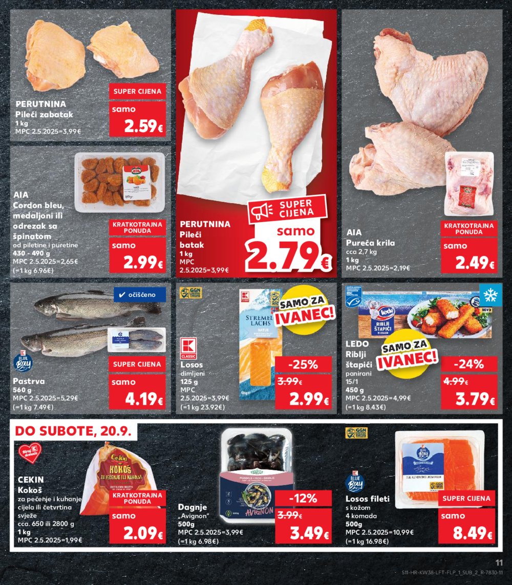 Kaufland katalog Akcija 17.09. - 23.09.2025. Ivanec