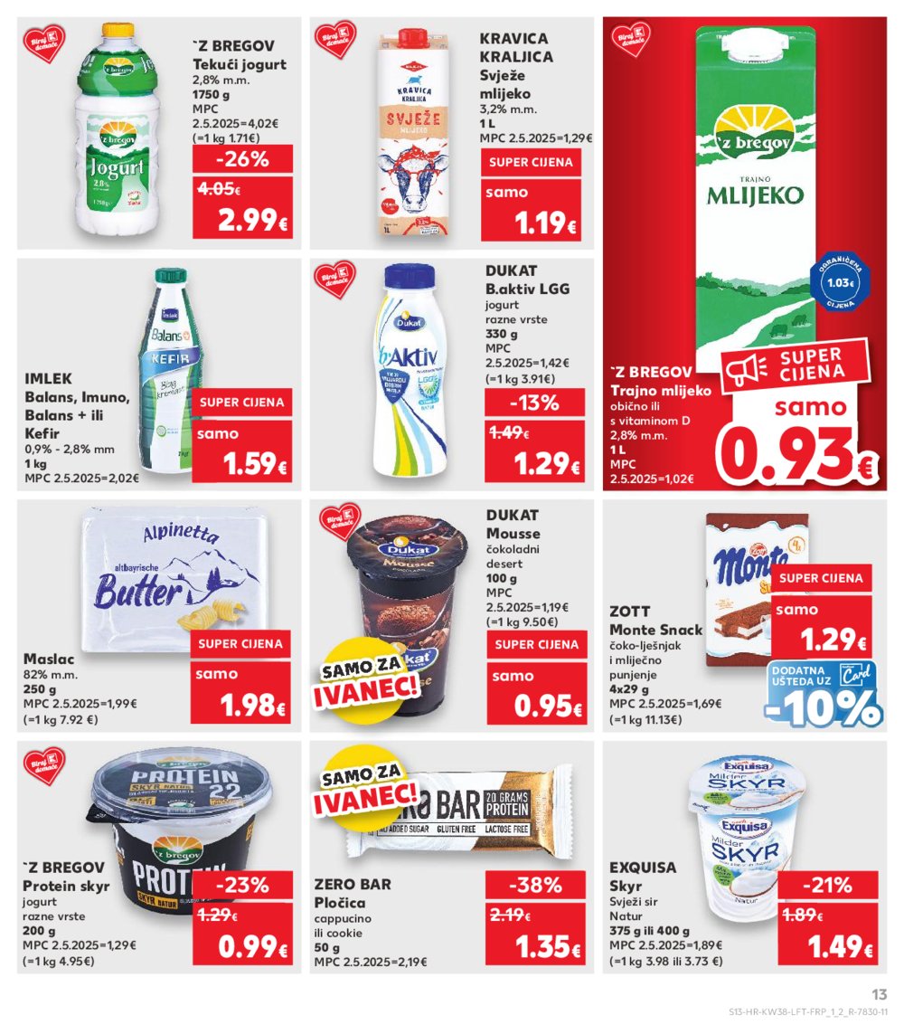 Kaufland katalog Akcija 17.09. - 23.09.2025. Ivanec