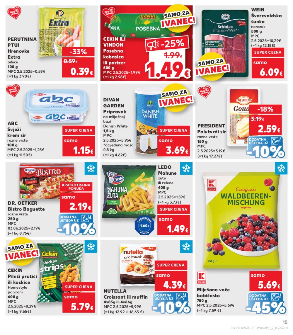 Kaufland katalog Akcija 17.09. - 23.09.2025. Ivanec