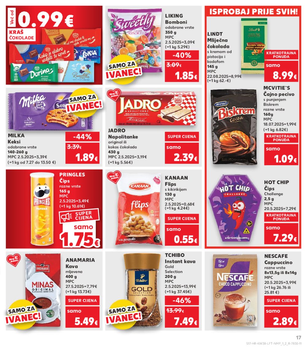 Kaufland katalog Akcija 17.09. - 23.09.2025. Ivanec