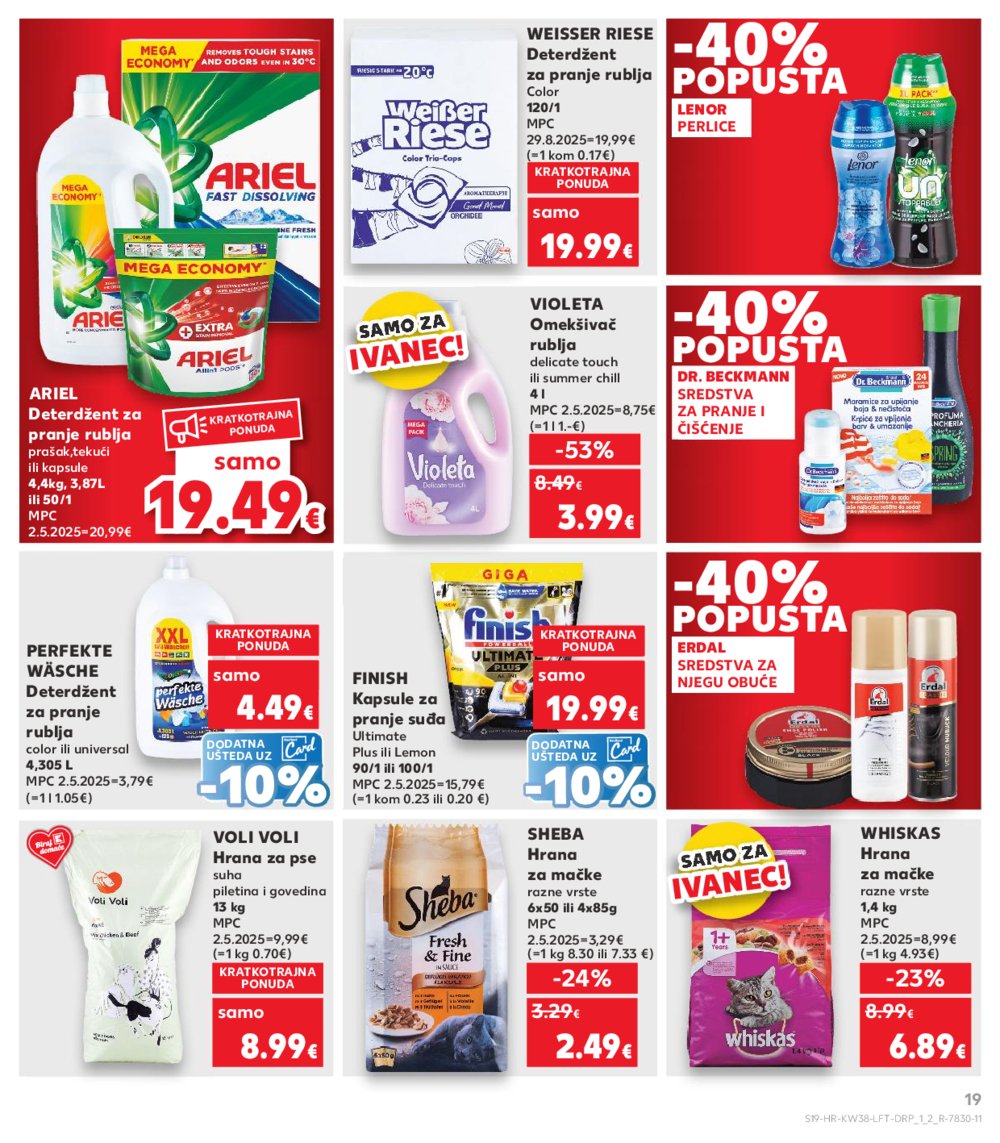 Kaufland katalog Akcija 17.09. - 23.09.2025. Ivanec