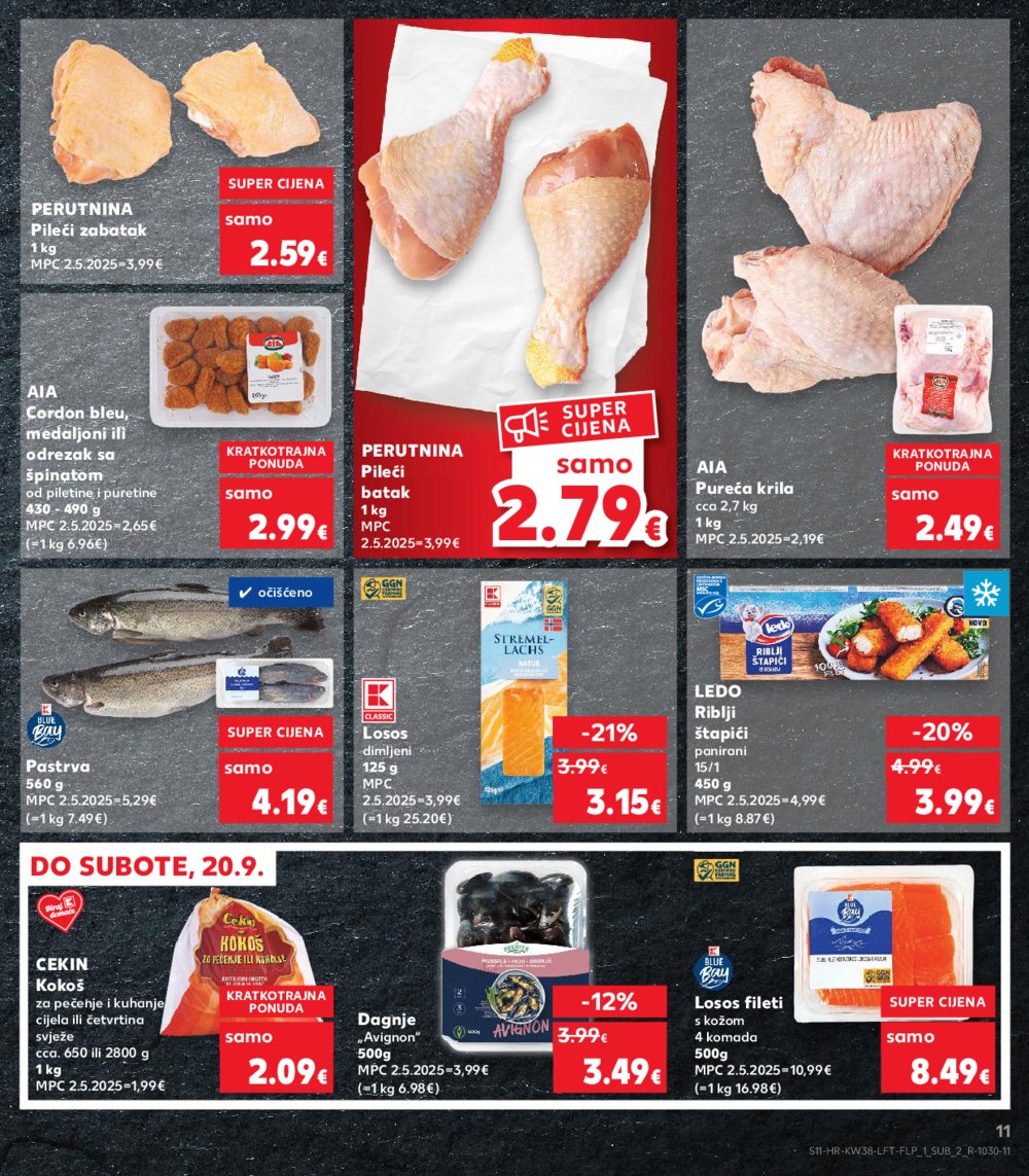 Kaufland katalog Akcija 17.09. - 23.09.2025. Odabrane poslovnice
