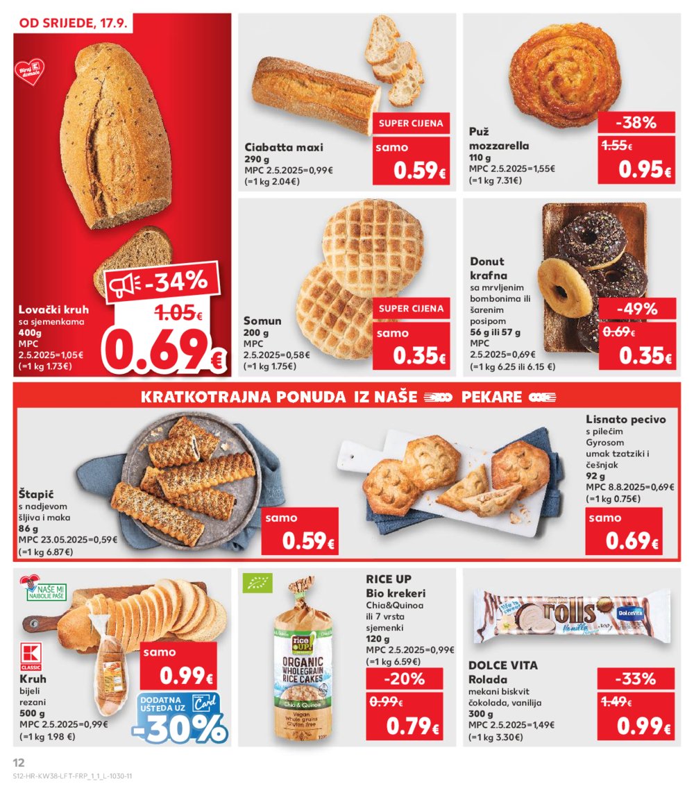 Kaufland katalog Akcija 17.09. - 23.09.2025. Odabrane poslovnice