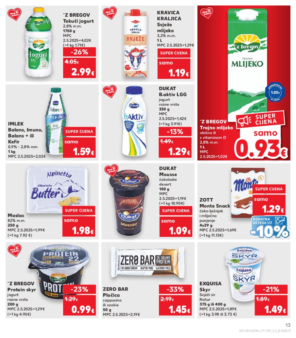 Kaufland katalog Akcija 17.09. - 23.09.2025. Odabrane poslovnice