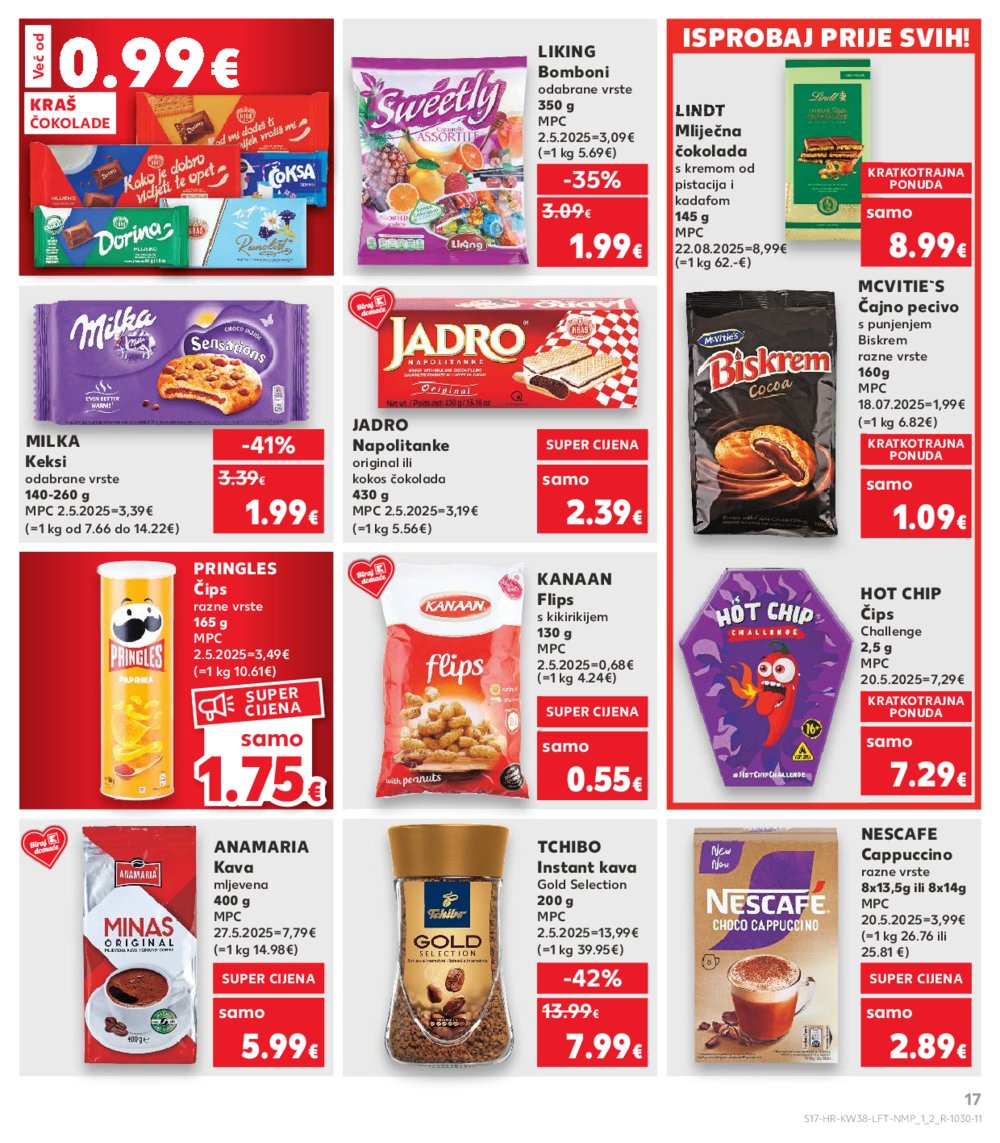 Kaufland katalog Akcija 17.09. - 23.09.2025. Odabrane poslovnice