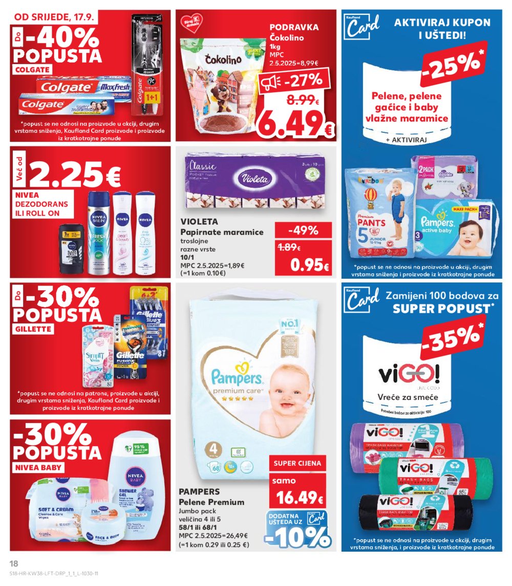 Kaufland katalog Akcija 17.09. - 23.09.2025. Odabrane poslovnice