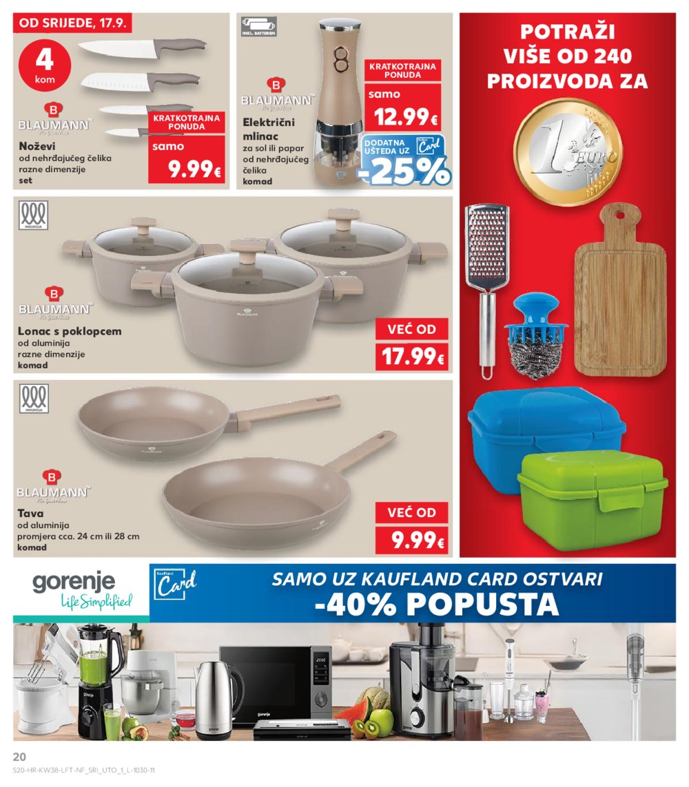 Kaufland katalog Akcija 17.09. - 23.09.2025. Odabrane poslovnice