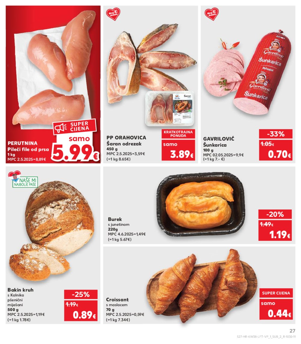 Kaufland katalog Akcija 17.09. - 23.09.2025. Odabrane poslovnice