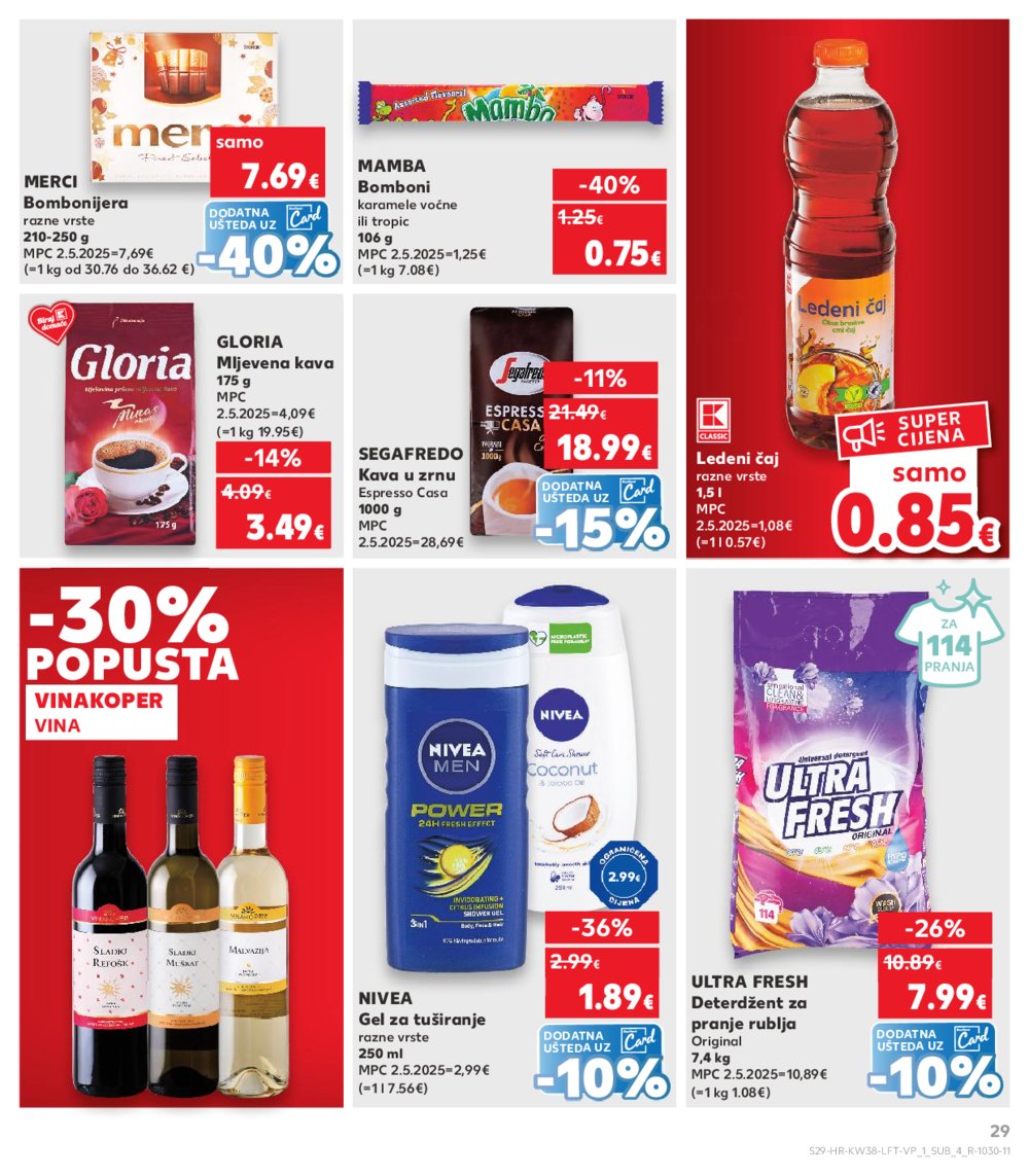 Kaufland katalog Akcija 17.09. - 23.09.2025. Odabrane poslovnice