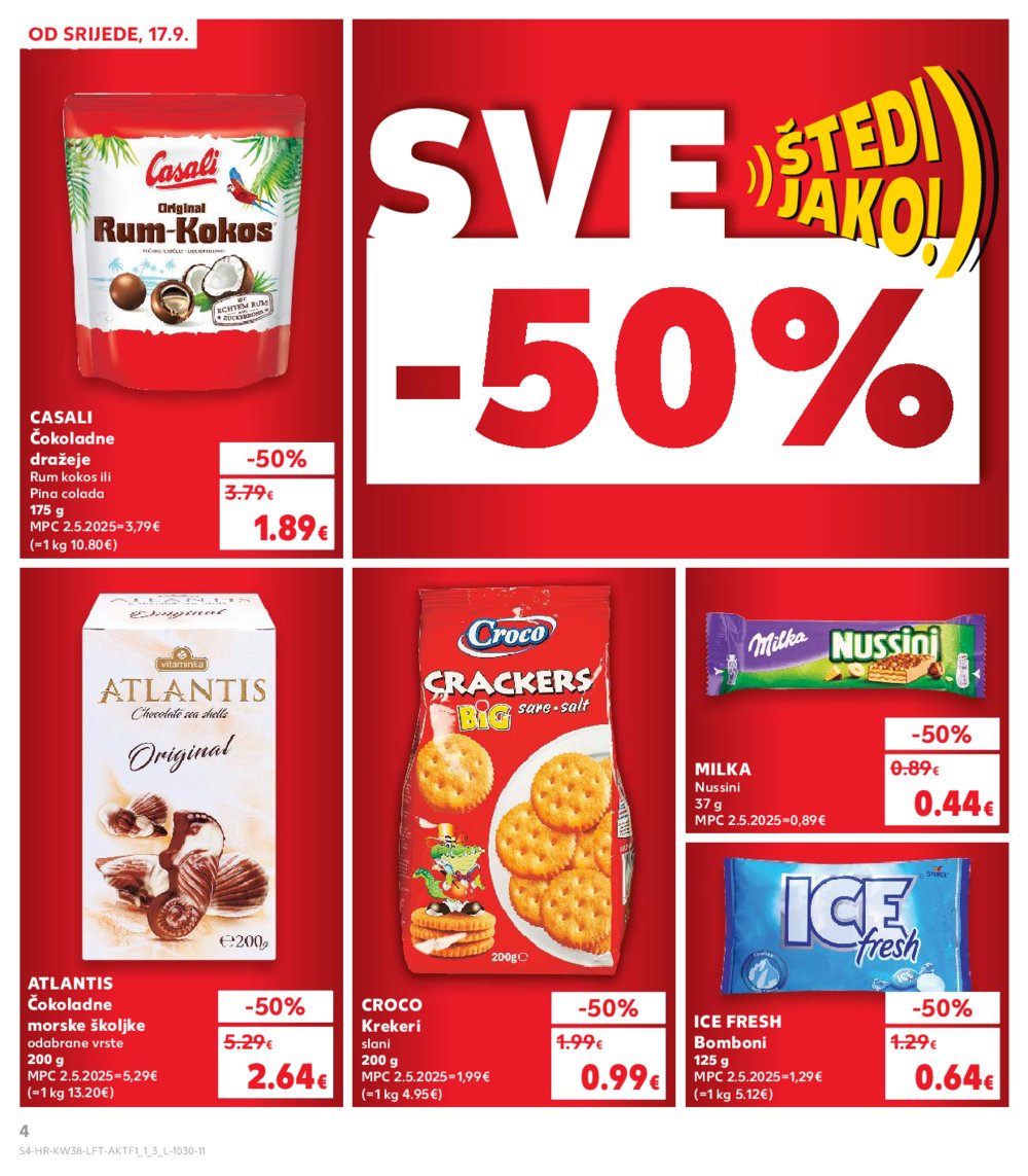 Kaufland katalog Akcija 17.09. - 23.09.2025. Odabrane poslovnice