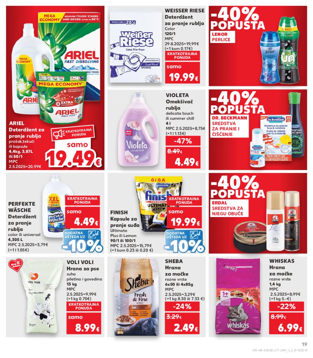 Kaufland katalog Akcija 17.09. - 23.09.2025. VG, Po, Ro, Vo, Vu, DS, Ma