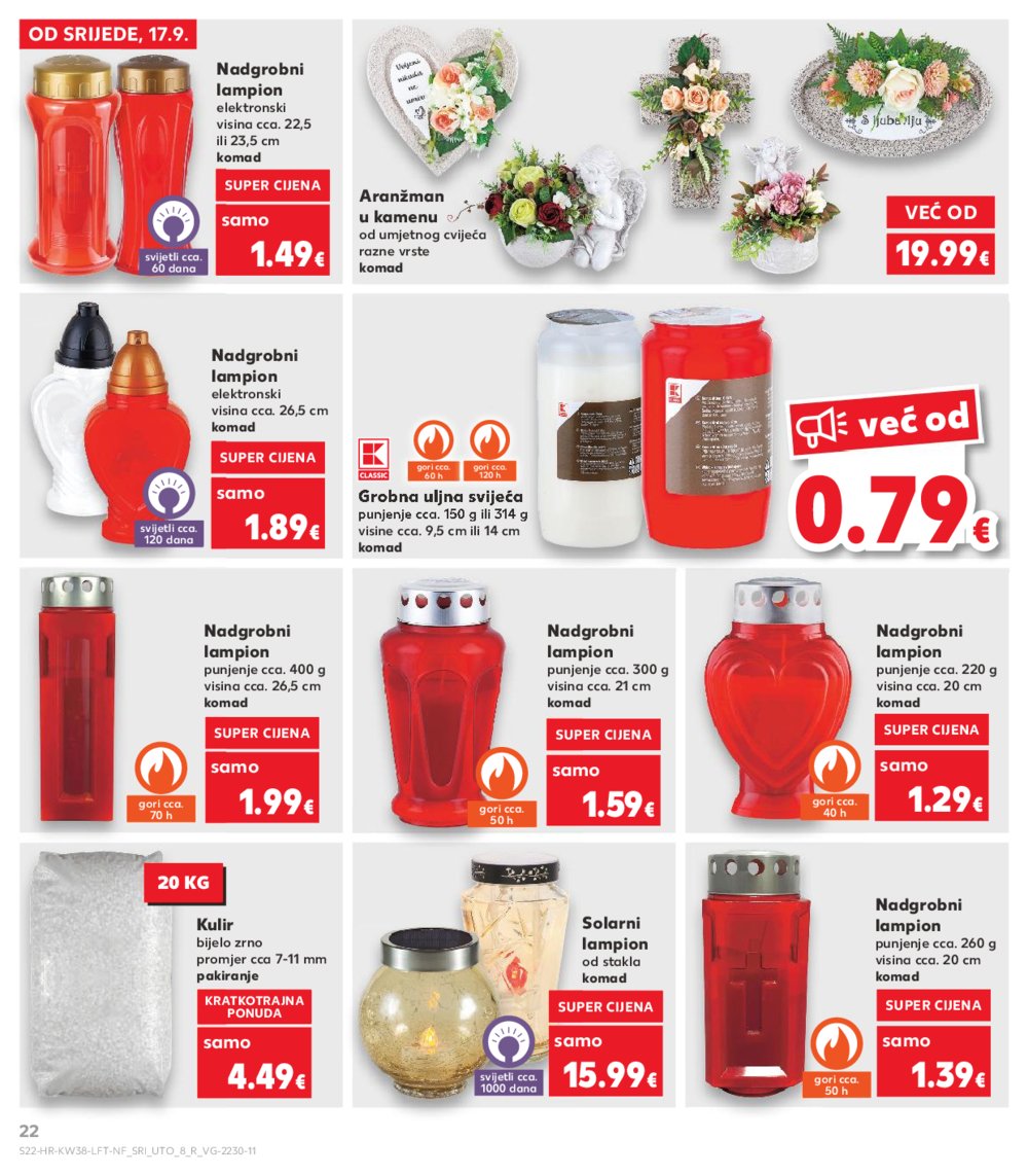 Kaufland katalog Akcija 17.09. - 23.09.2025. VG, Po, Ro, Vo, Vu, DS, Ma