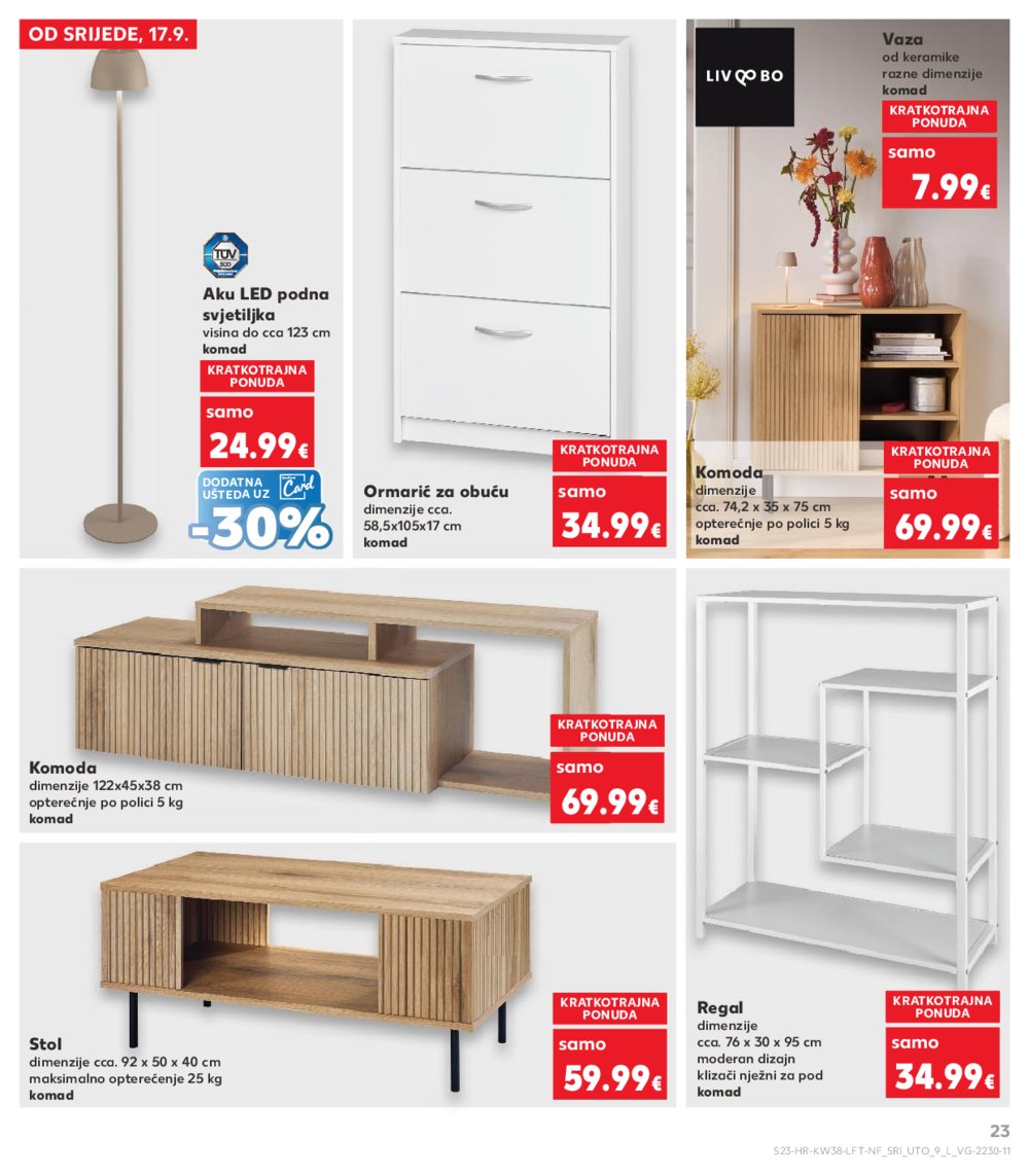 Kaufland katalog Akcija 17.09. - 23.09.2025. VG, Po, Ro, Vo, Vu, DS, Ma