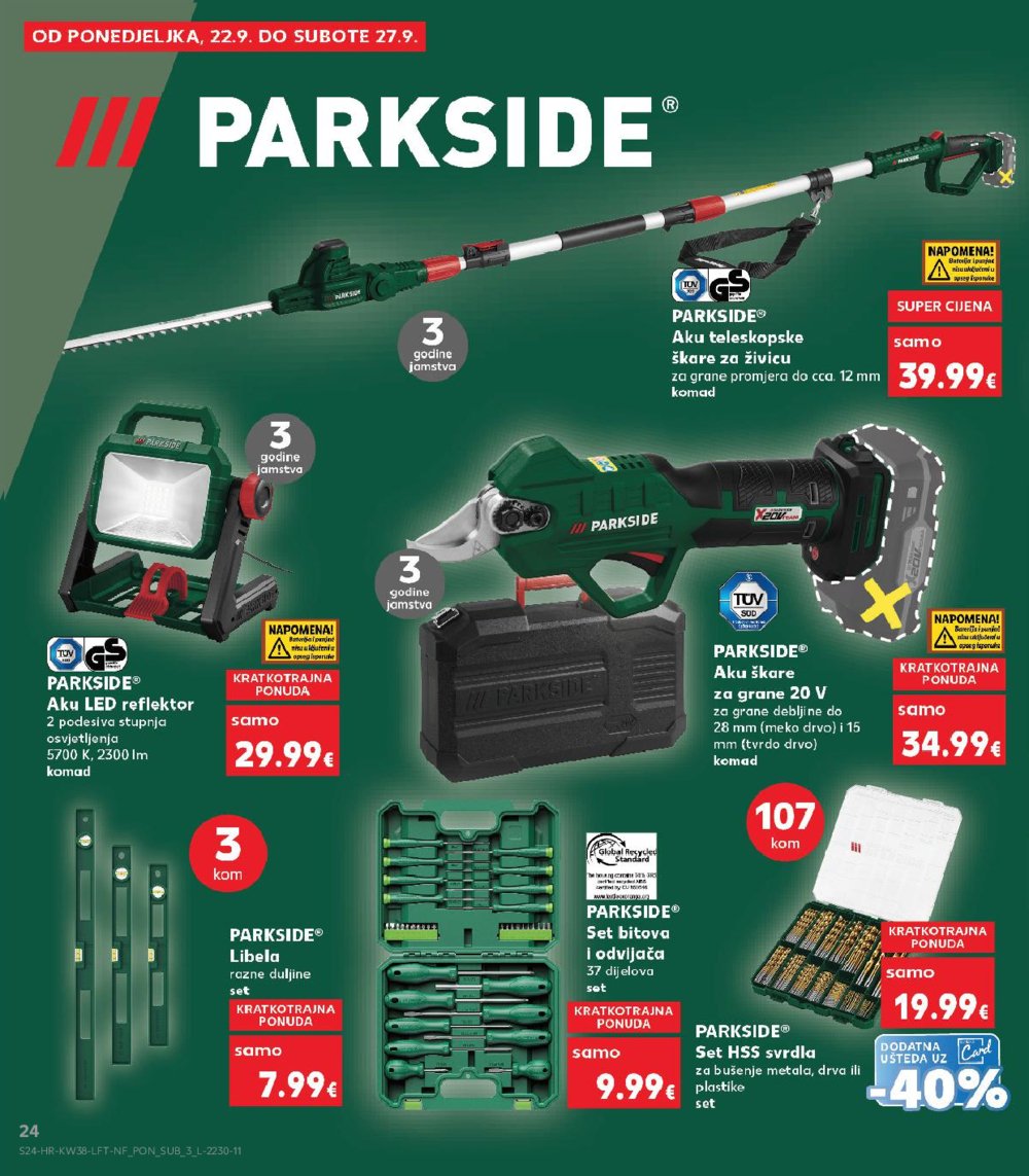 Kaufland katalog Akcija 17.09. - 23.09.2025. VG, Po, Ro, Vo, Vu, DS, Ma